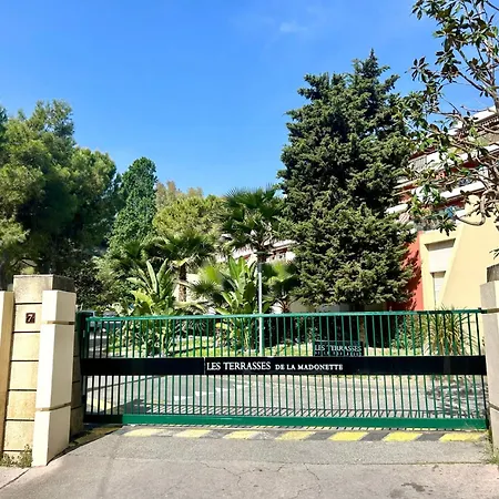 Luxe - 3 Pieces Avec Vue Mer, Piscine Et Tennis * Nizza
