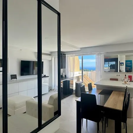 Luxe - 3 Pieces Avec Vue Mer, Piscine Et Tennis Apartment Nizza