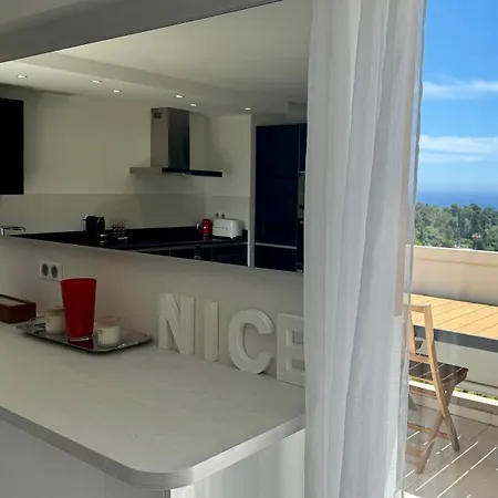 Apartment Luxe - 3 Pieces Avec Vue Mer, Piscine Et Tennis Nizza